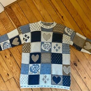 Vintage Quilt Pattern Dana Scott Grandma Core Sweater
